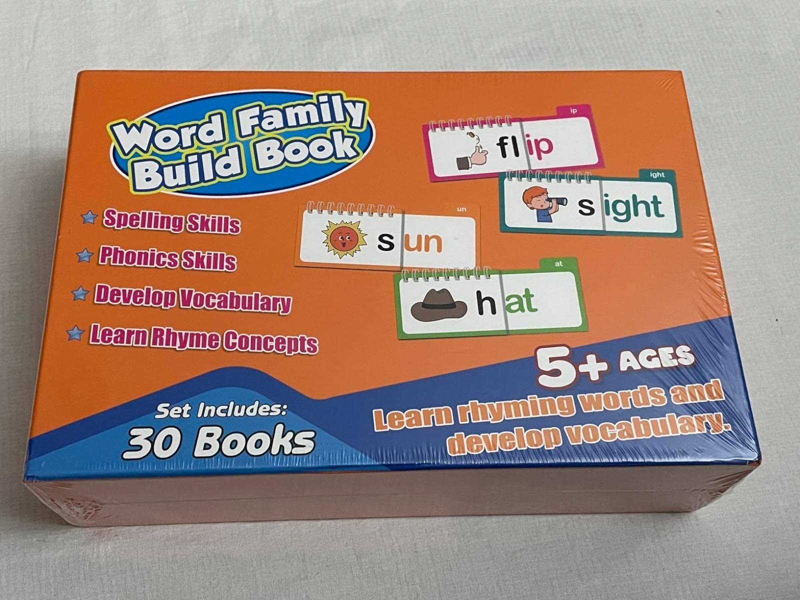 30 Rhyming Words Flipbook for Children Learning