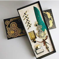 Quill Feather Pen and Ink Set