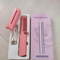 Rechargeable Hot Comb Hair Straightener