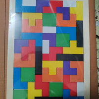 Wooden Intelligence Tetris Jigsaw Puzzle Set